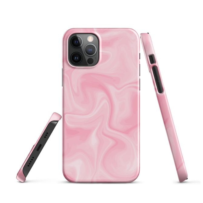 iPhone® Snap Case - Pattern - Marble - Pink Style 2 - Glossy - iPhone 12 Pro