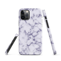 iPhone® Snap Case - Pattern - Marble - Purple Style 1 - Glossy - iPhone 12 Pro