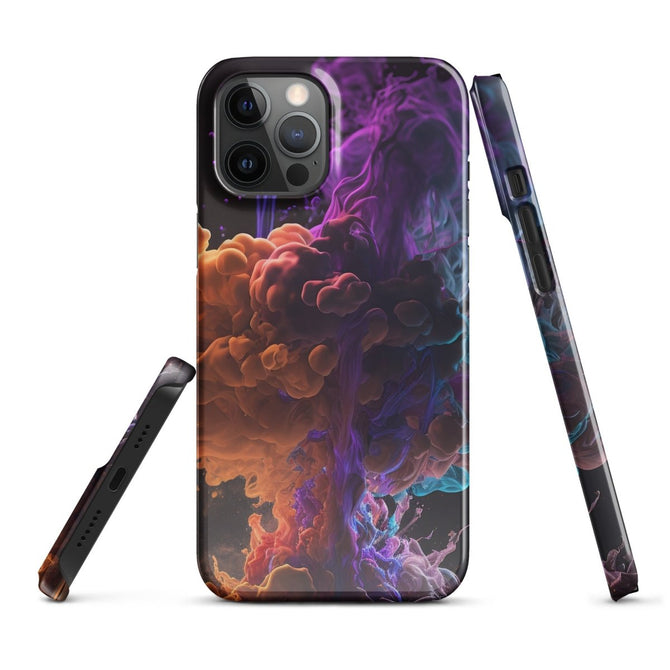 iPhone® Snap Case - Abstract - Smoke Style 1 - Glossy - iPhone 12 Pro Max