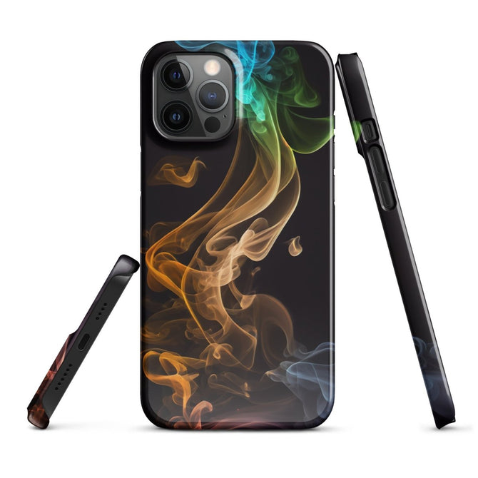 iPhone® Snap Case - Abstract - Smoke Style 2 - Glossy - iPhone 12 Pro Max