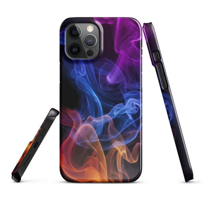 iPhone® Snap Case - Abstract - Smoke Style 4 - Glossy - iPhone 12 Pro Max