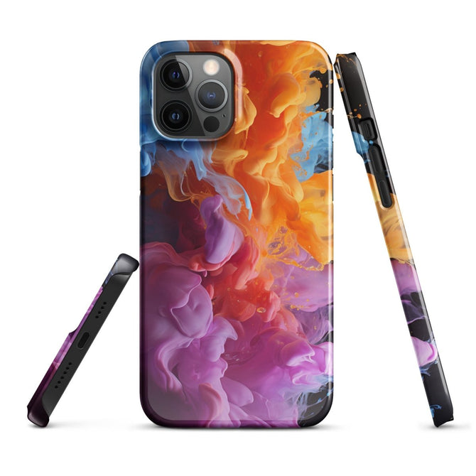 iPhone® Snap Case - Abstract - Smoke Style 6 - Glossy - iPhone 12 Pro Max