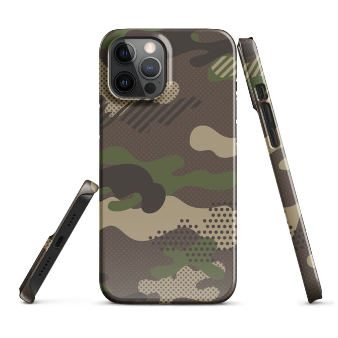 iPhone® Snap Case - Pattern - Forest Camo 1 - Glossy - iPhone 12 Pro Max