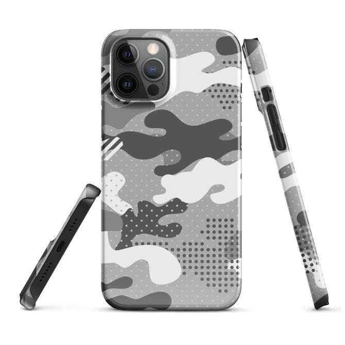 iPhone® Snap Case - Pattern - Winter Camo 1 - Glossy - iPhone 12 Pro Max