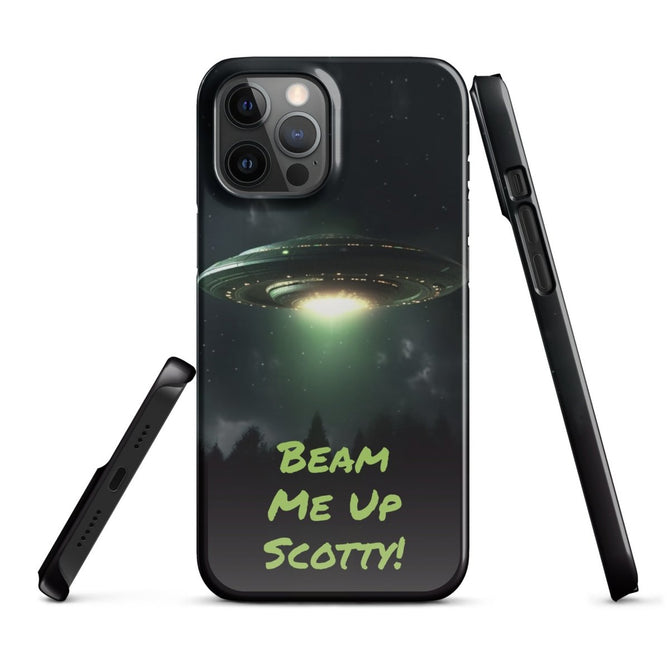 iPhone® Snap Case - Space - Alien UFO Style 1 - Glossy - iPhone 12 Pro Max