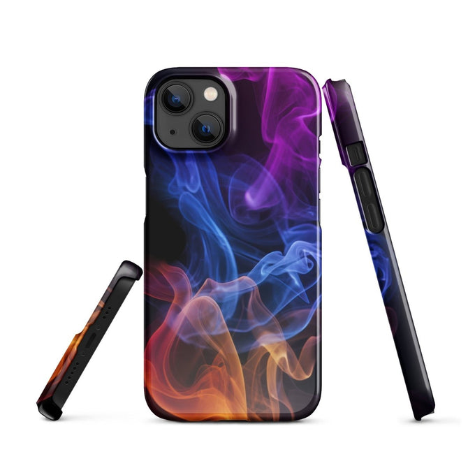 iPhone® Snap Case - Abstract - Smoke Style 4 - Glossy - iPhone 13