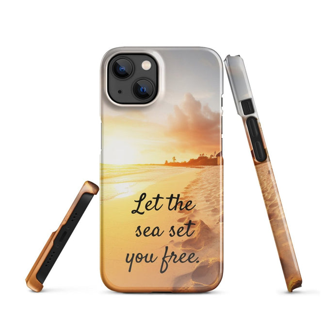 iPhone® Snap Case - Nature - Beach Style 1 - Glossy - iPhone 13