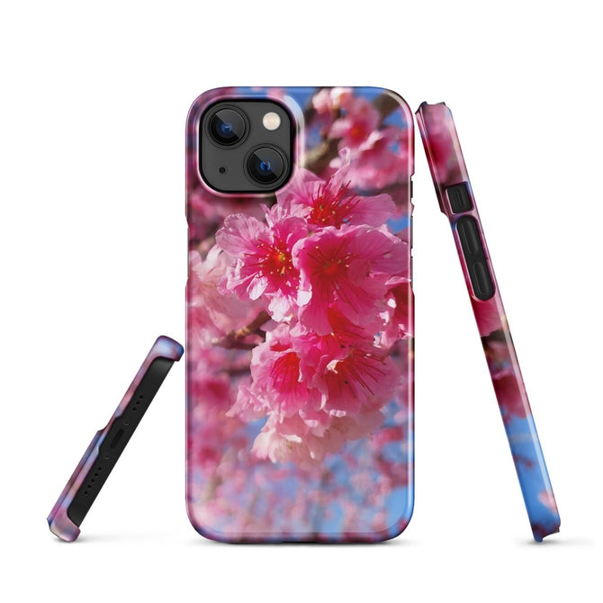 iPhone® Snap Case - Nature - Flowers Style 1 - Glossy - iPhone 13