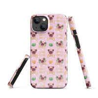 iPhone® Snap Case - Pattern - Dog 1 Pink - Glossy - iPhone 13