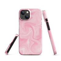 iPhone® Snap Case - Pattern - Marble - Pink Style 2 - Glossy - iPhone 13