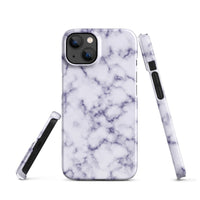 iPhone® Snap Case - Pattern - Marble - Purple Style 1 - Glossy - iPhone 13