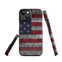 iPhone® Snap Case - USA - Flag Style 3 - Glossy - iPhone 13