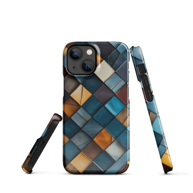 iPhone® Snap Case - Abstract - Geometric Style 3 - Glossy - iPhone 13 Mini