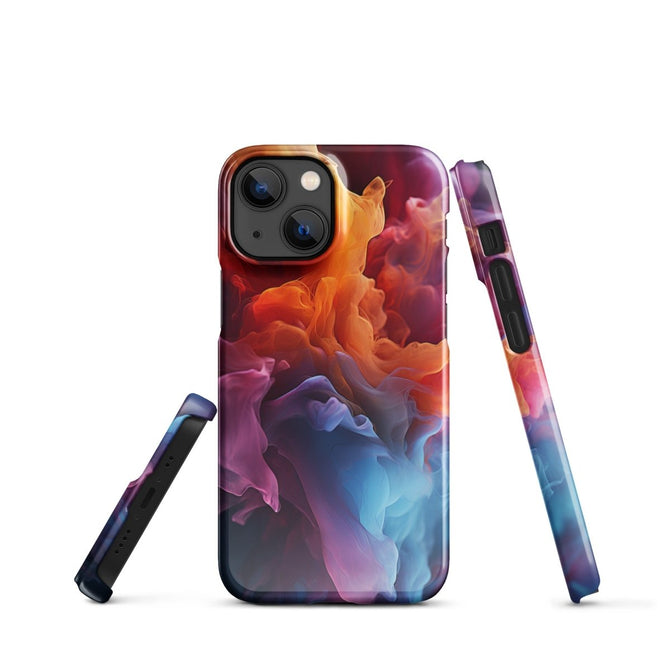 iPhone® Snap Case - Abstract - Smoke Style 5 - Glossy - iPhone 13 Mini