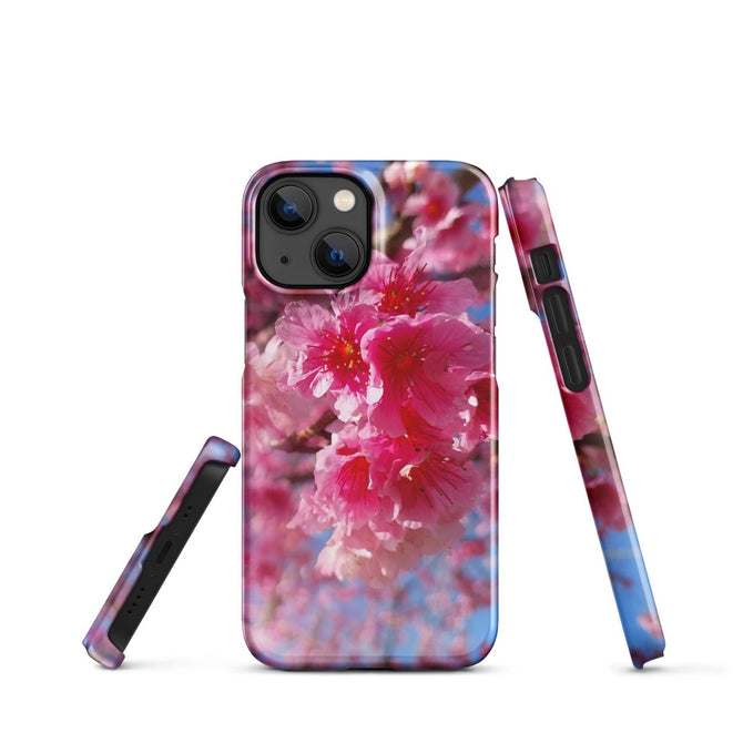 iPhone® Snap Case - Nature - Flowers Style 1 - Glossy - iPhone 13 Mini