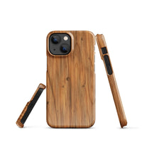 iPhone® Snap Case - Nature - Wood 1 - Glossy - iPhone 13 Mini