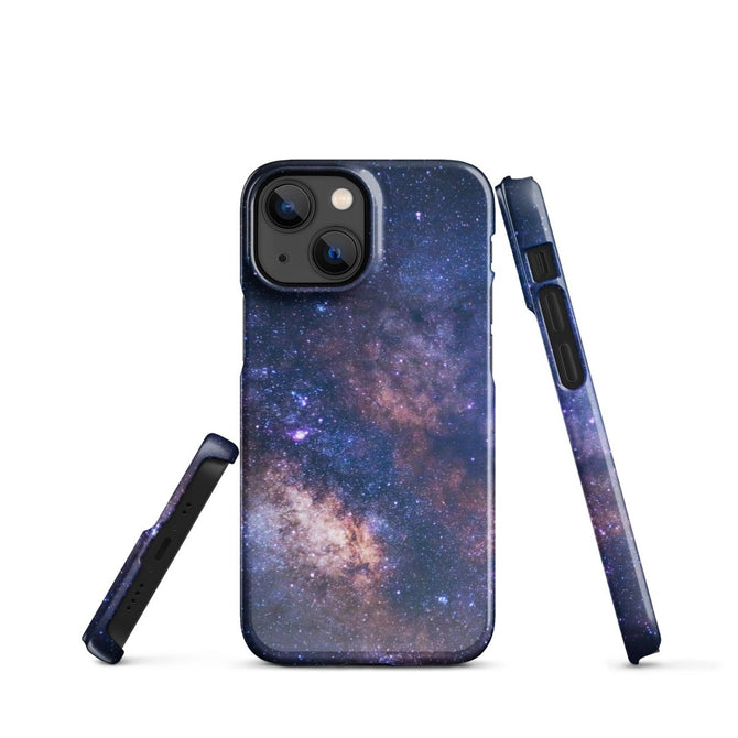 iPhone® Snap Case - Space - Stars/Galaxy Style 1 - Glossy - iPhone 13 Mini