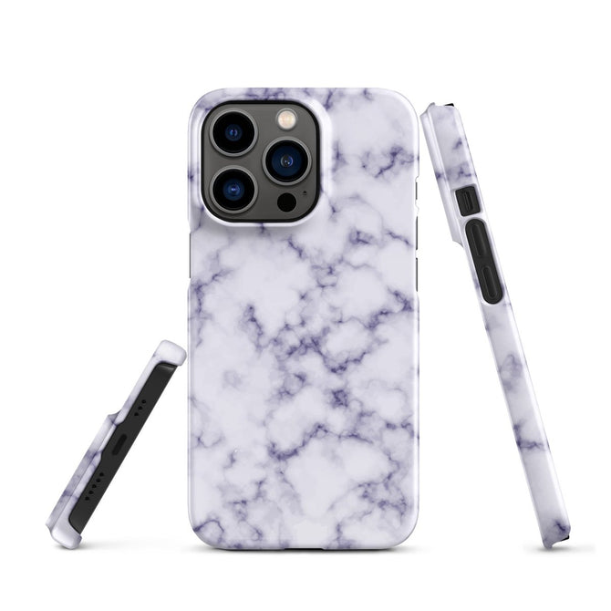 iPhone® Snap Case - Pattern - Marble - Purple Style 1 - Glossy - iPhone 13 Pro