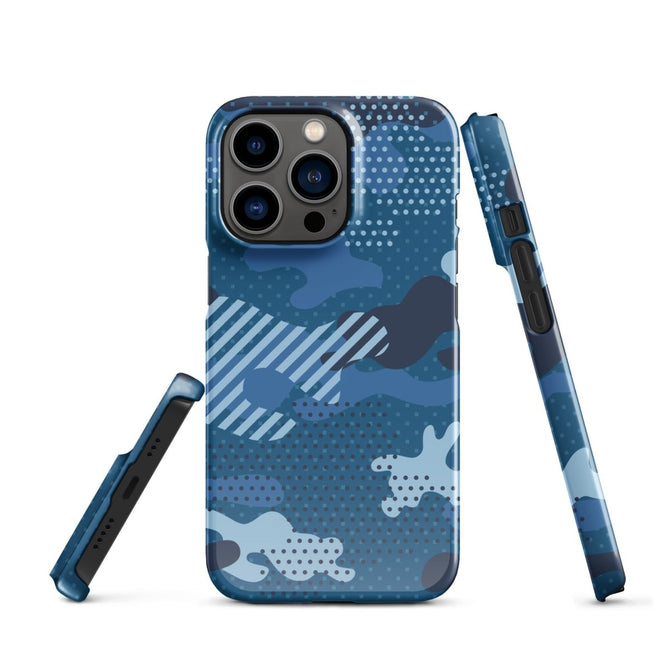 iPhone® Snap Case - Pattern - Water Camo 1 - Glossy - iPhone 13 Pro