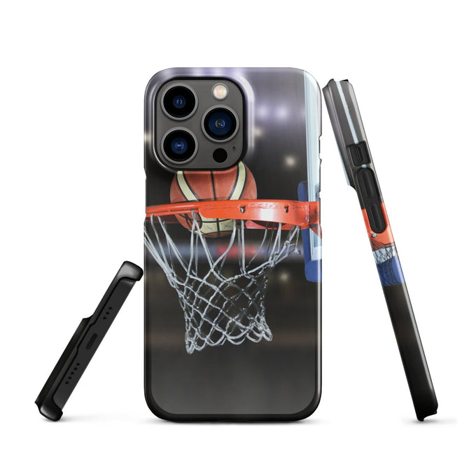 iPhone® Snap Case - Sports - Basketball Style 1 - Glossy - iPhone 13 Pro