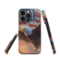 iPhone® Snap Case - USA - Eagle Flag Style 1 - Glossy - iPhone 13 Pro