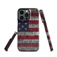 iPhone® Snap Case - USA - Flag Style 3 - Glossy - iPhone 13 Pro