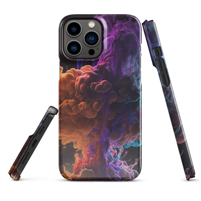 iPhone® Snap Case - Abstract - Smoke Style 1 - Glossy - iPhone 13 Pro Max