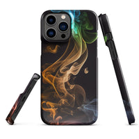 iPhone® Snap Case - Abstract - Smoke Style 2 - Glossy - iPhone 13 Pro Max