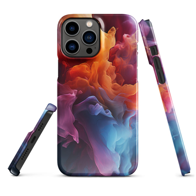 iPhone® Snap Case - Abstract - Smoke Style 5 - Glossy - iPhone 13 Pro Max