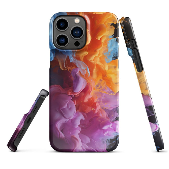 iPhone® Snap Case - Abstract - Smoke Style 6 - Glossy - iPhone 13 Pro Max