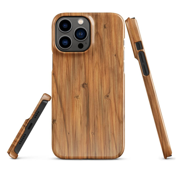 iPhone® Snap Case - Nature - Wood 1 - Glossy - iPhone 13 Pro Max