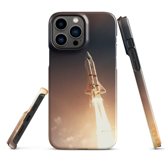 iPhone® Snap Case - Transportation (Air) - Rocket Style 1 - Glossy - iPhone 13 Pro Max