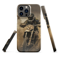 iPhone® Snap Case - Transportation (Offroad) - Dirt Bike Style 1 - Glossy - iPhone 13 Pro Max