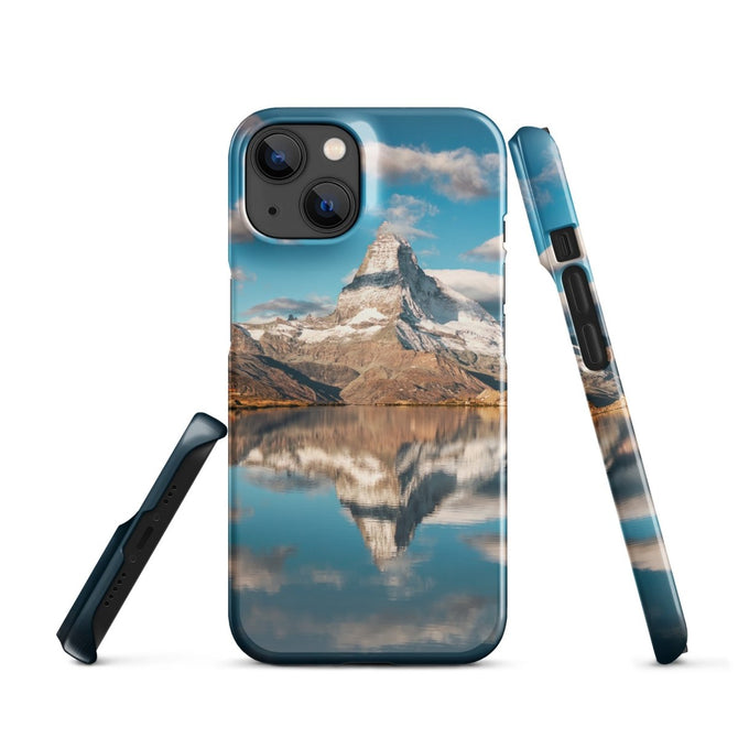 iPhone® Snap Case - Nature - Mountain Style 1 - Glossy - iPhone 14