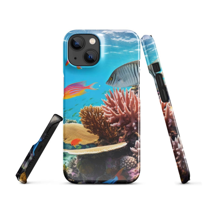 iPhone® Snap Case - Nature - Sea Style 1 - Glossy - iPhone 14