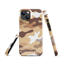 iPhone® Snap Case - Pattern - Desert Camo 1 - Glossy - iPhone 14