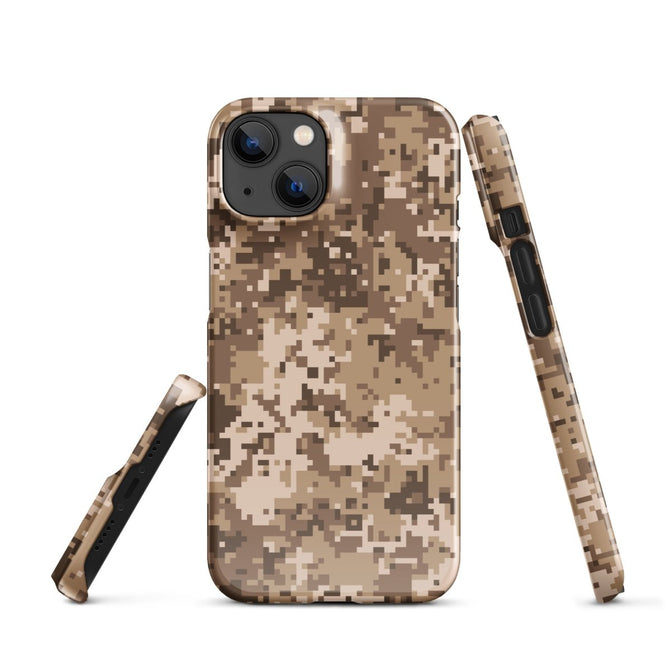 iPhone® Snap Case - Pattern - Desert Camo 2 - Glossy - iPhone 14