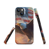 iPhone® Snap Case - USA - Eagle Flag Style 1 - Glossy - iPhone 14