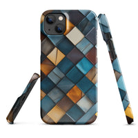 iPhone® Snap Case - Abstract - Geometric Style 3 - Glossy - iPhone 14 Plus