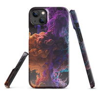 iPhone® Snap Case - Abstract - Smoke Style 1 - Glossy - iPhone 14 Plus