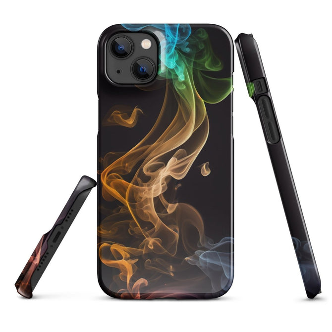 iPhone® Snap Case - Abstract - Smoke Style 2 - Glossy - iPhone 14 Plus