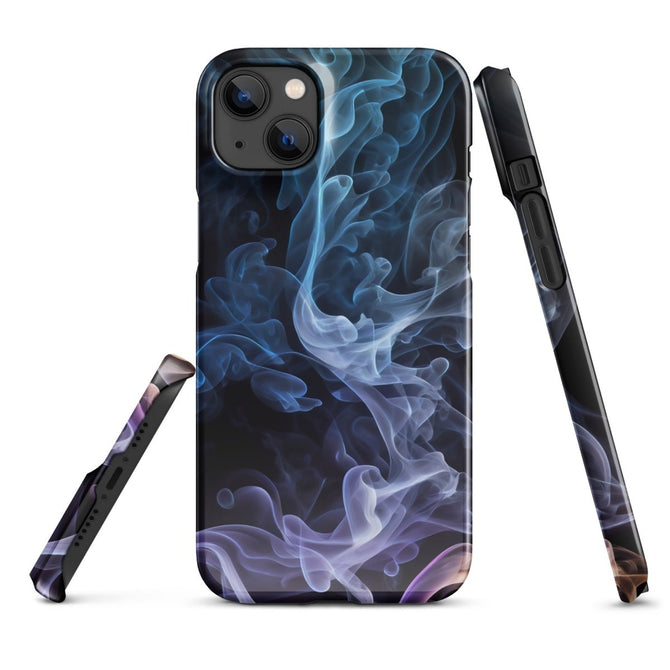 iPhone® Snap Case - Abstract - Smoke Style 3 - Glossy - iPhone 14 Plus