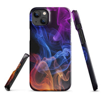 iPhone® Snap Case - Abstract - Smoke Style 4 - Glossy - iPhone 14 Plus