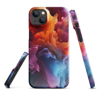 iPhone® Snap Case - Abstract - Smoke Style 5 - Glossy - iPhone 14 Plus