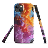 iPhone® Snap Case - Abstract - Smoke Style 6 - Glossy - iPhone 14 Plus