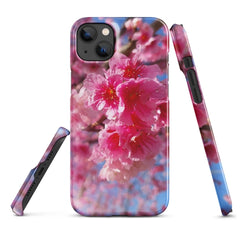 iPhone® Snap Case - Nature - Flowers Style 1 - Glossy - iPhone 14 Plus