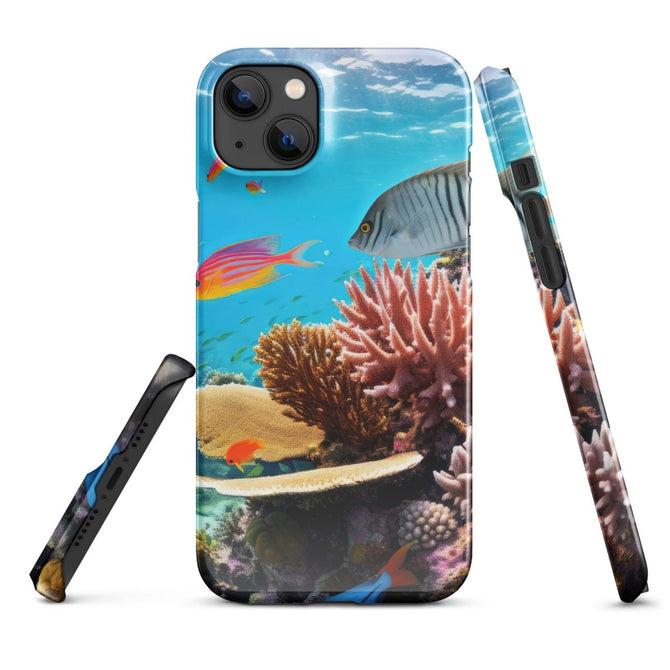 iPhone® Snap Case - Nature - Sea Style 1 - Glossy - iPhone 14 Plus