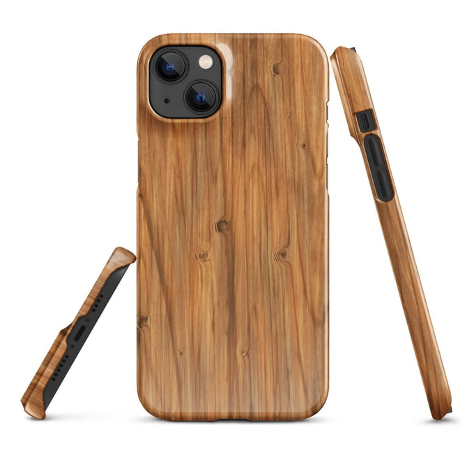 iPhone® Snap Case - Nature - Wood 1 - Glossy - iPhone 14 Plus