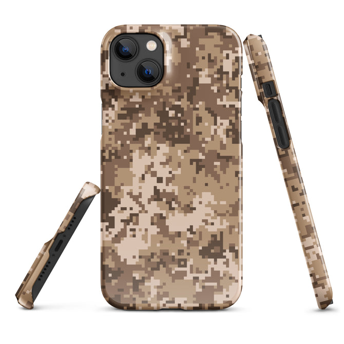 iPhone® Snap Case - Pattern - Desert Camo 2 - Glossy - iPhone 14 Plus