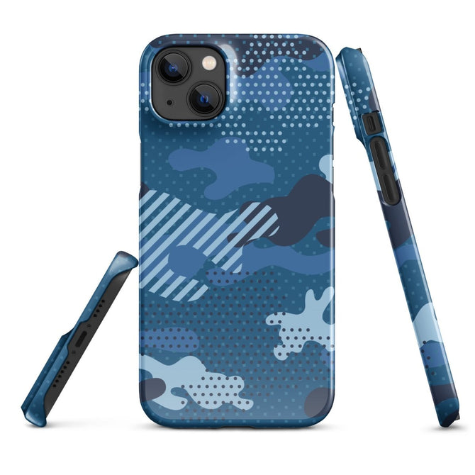 iPhone® Snap Case - Pattern - Water Camo 1 - Glossy - iPhone 14 Plus